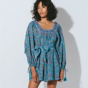 NWT Cleobella mini dress in Zuri Block Print